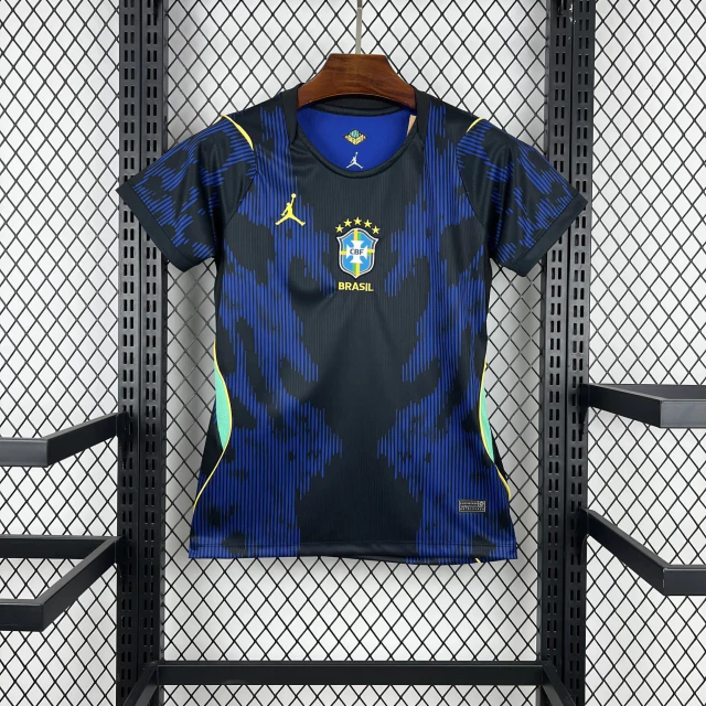 Camisa do Brasil Feminina - Azul Away
